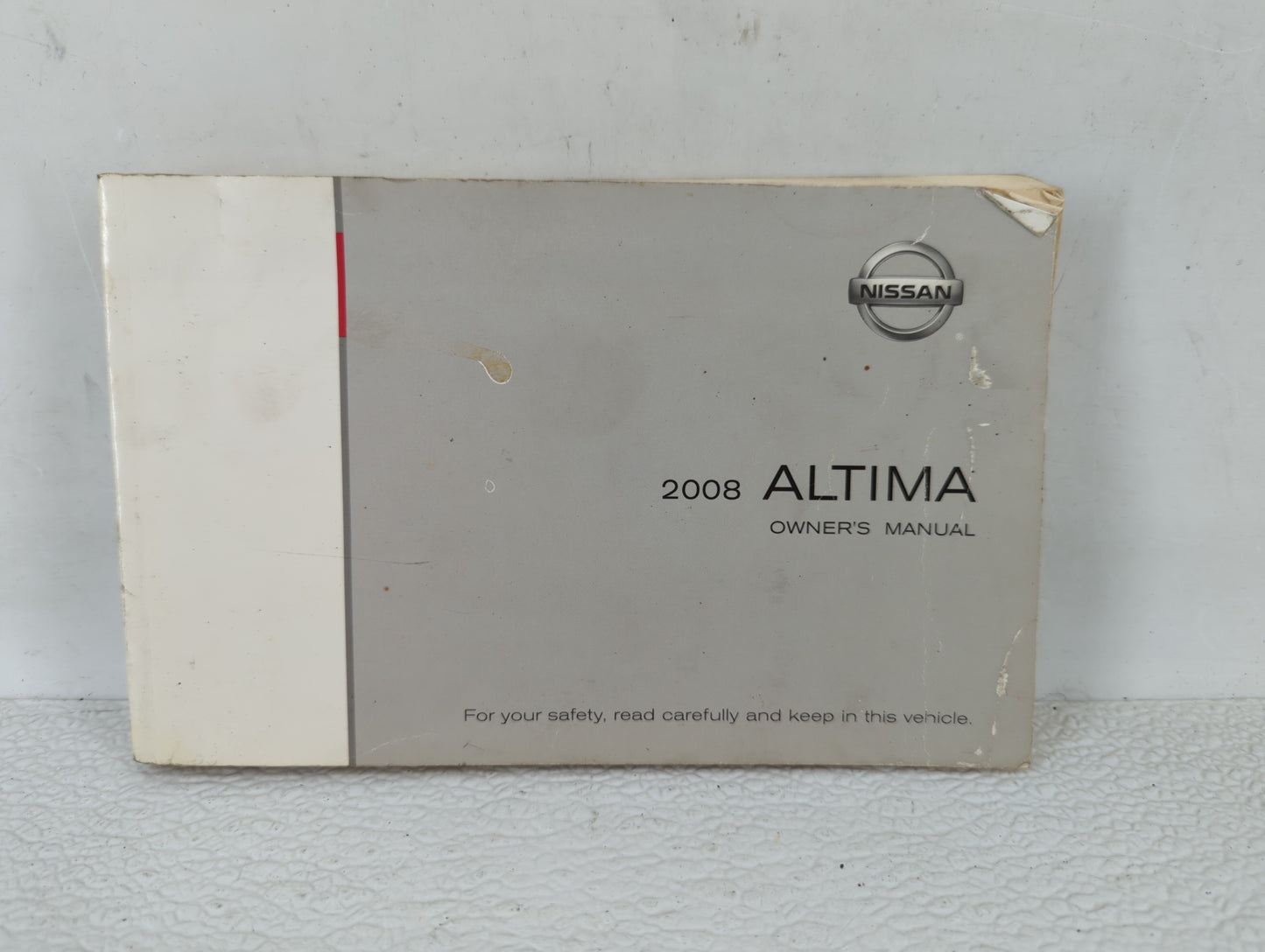 2008 Nissan Altima Owners Manual Book Guide OEM Used Auto Parts - Oemusedautoparts1.com