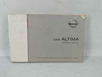 compare product 2008 Nissan Altima Owners Manual Book Guide OEM Used Auto Parts