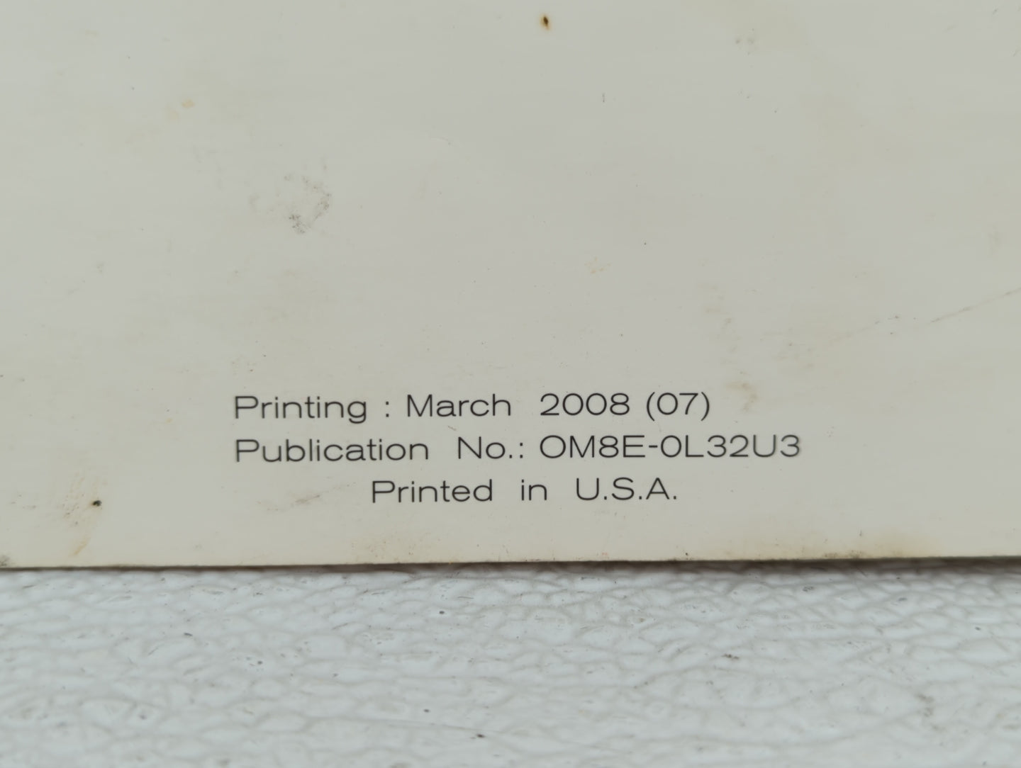 2008 Nissan Altima Owners Manual Book Guide OEM Used Auto Parts - Oemusedautoparts1.com