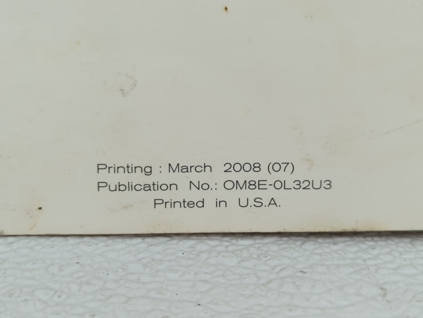 2008 Nissan Altima Owners Manual Book Guide OEM Used Auto Parts - Oemusedautoparts1.com