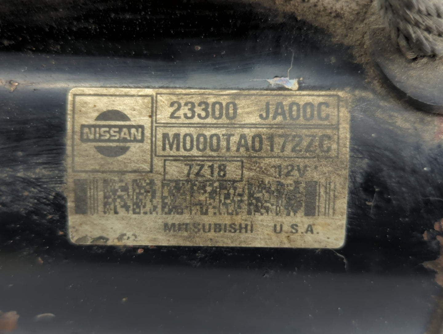 2007-2013 Nissan Altima Car Starter Motor Solenoid OEM P/N:23300 JA00C Fits Fits 2007 2008 2009 2010 2011 2012 2013 OEM Used