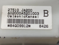 2008 Nissan Altima Climate Control Module Temperature AC/Heater Replacement P/N:27510 JA200 Fits OEM Used Auto Parts - Oemus