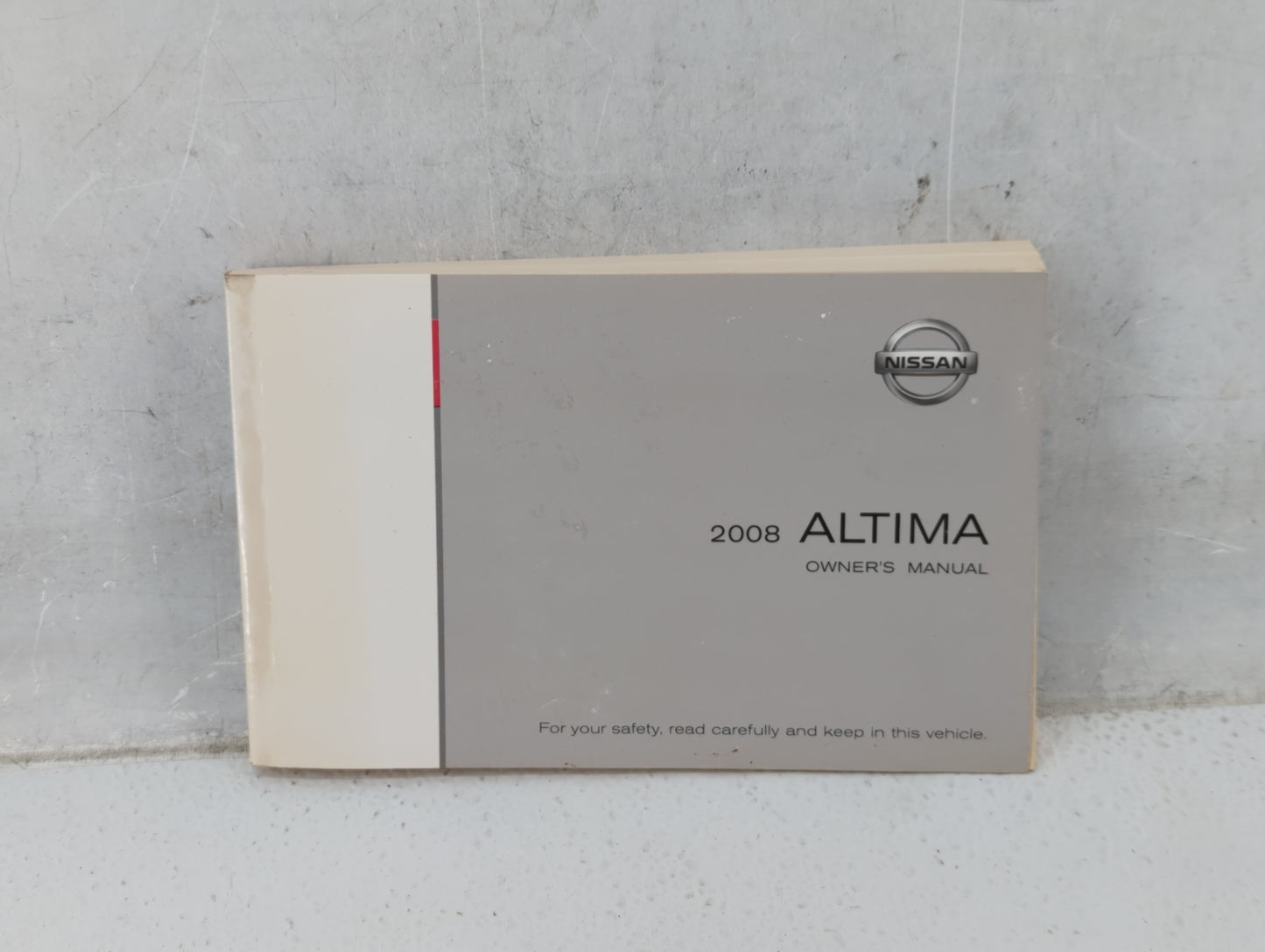 2008 Nissan Altima Owners Manual Book Guide P/N:OM8E-0L32U2 OEM Used Auto Parts - Oemusedautoparts1.com
