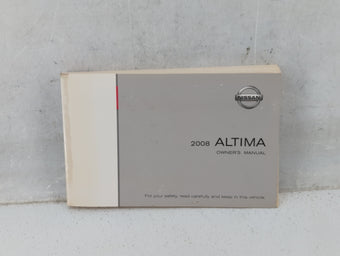 compare product 2008 Nissan Altima Owners Manual Book Guide P/N:OM8E-0L32U2 OEM Used Auto Parts