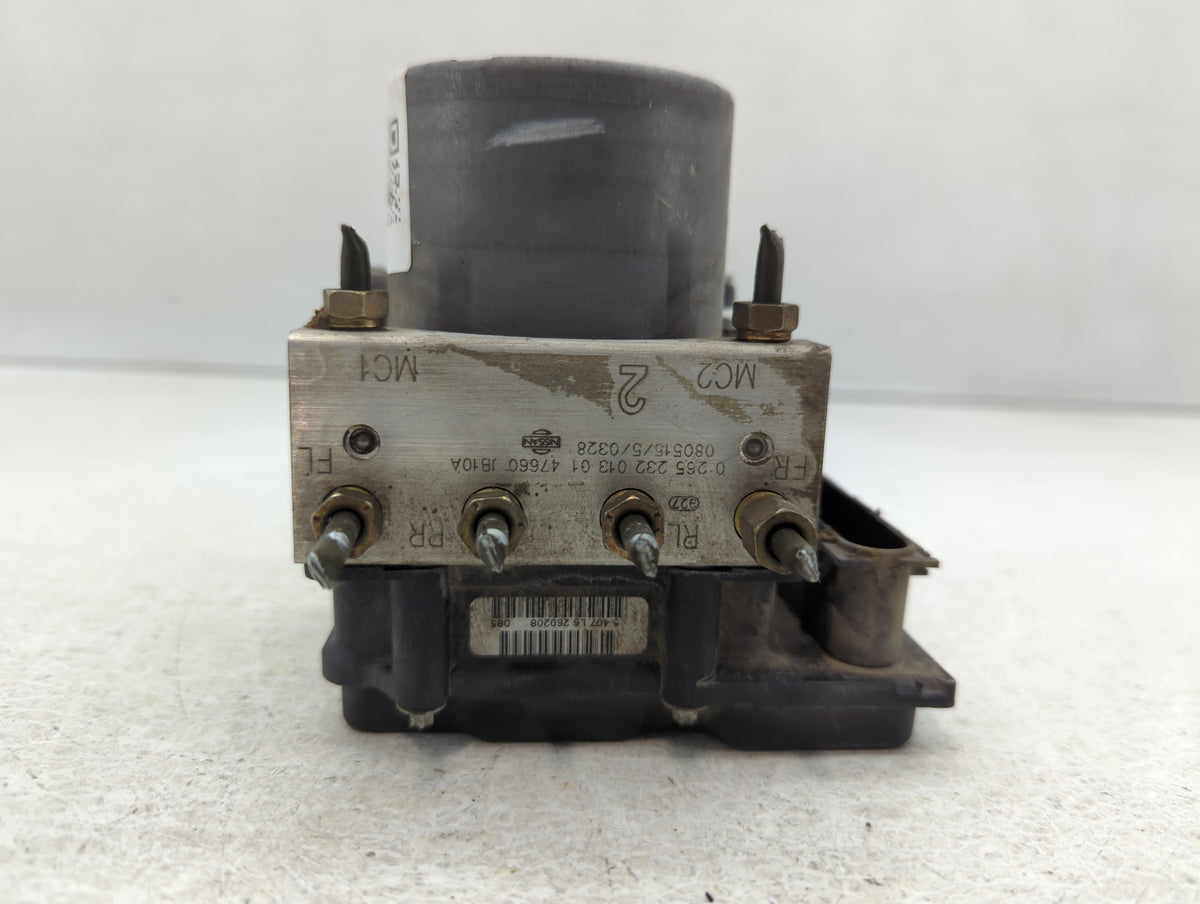 2008-2009 Nissan Altima Anti-Lock Brake ABS Pump Module Actuator OEM P/N:47660 JB10A Fits Fits 2008 2009 OEM Used Auto Parts