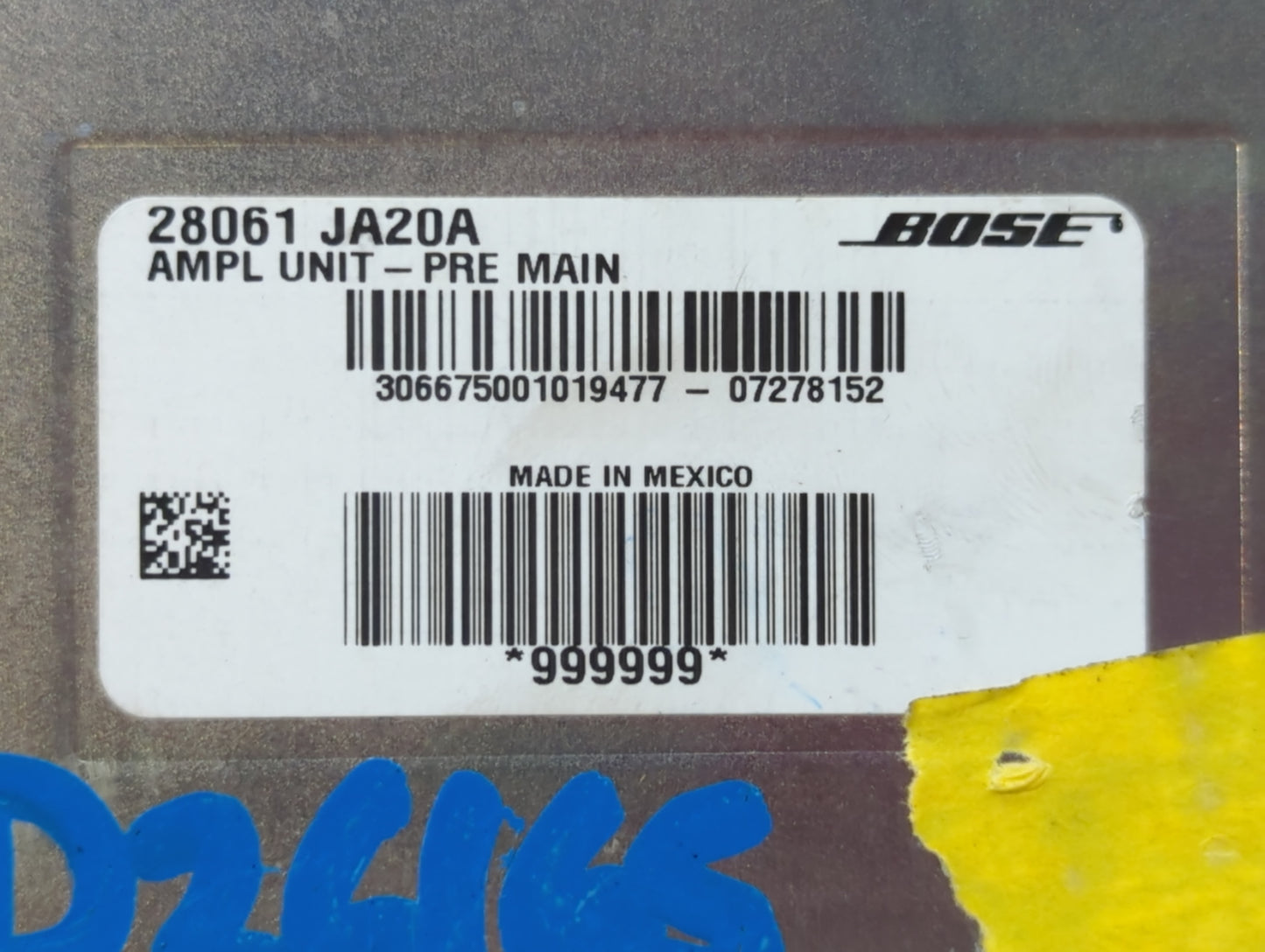 2007-2009 Nissan Altima Am Fm Cd Player Radio Receiver - Oemusedautoparts1.com