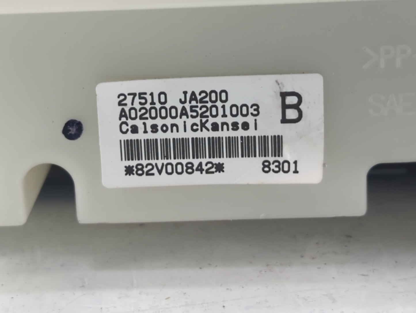 2007-2008 Nissan Altima Climate Control Module Temperature AC/Heater Replacement P/N:27510 JA200 Fits Fits 2007 2008 OEM Use