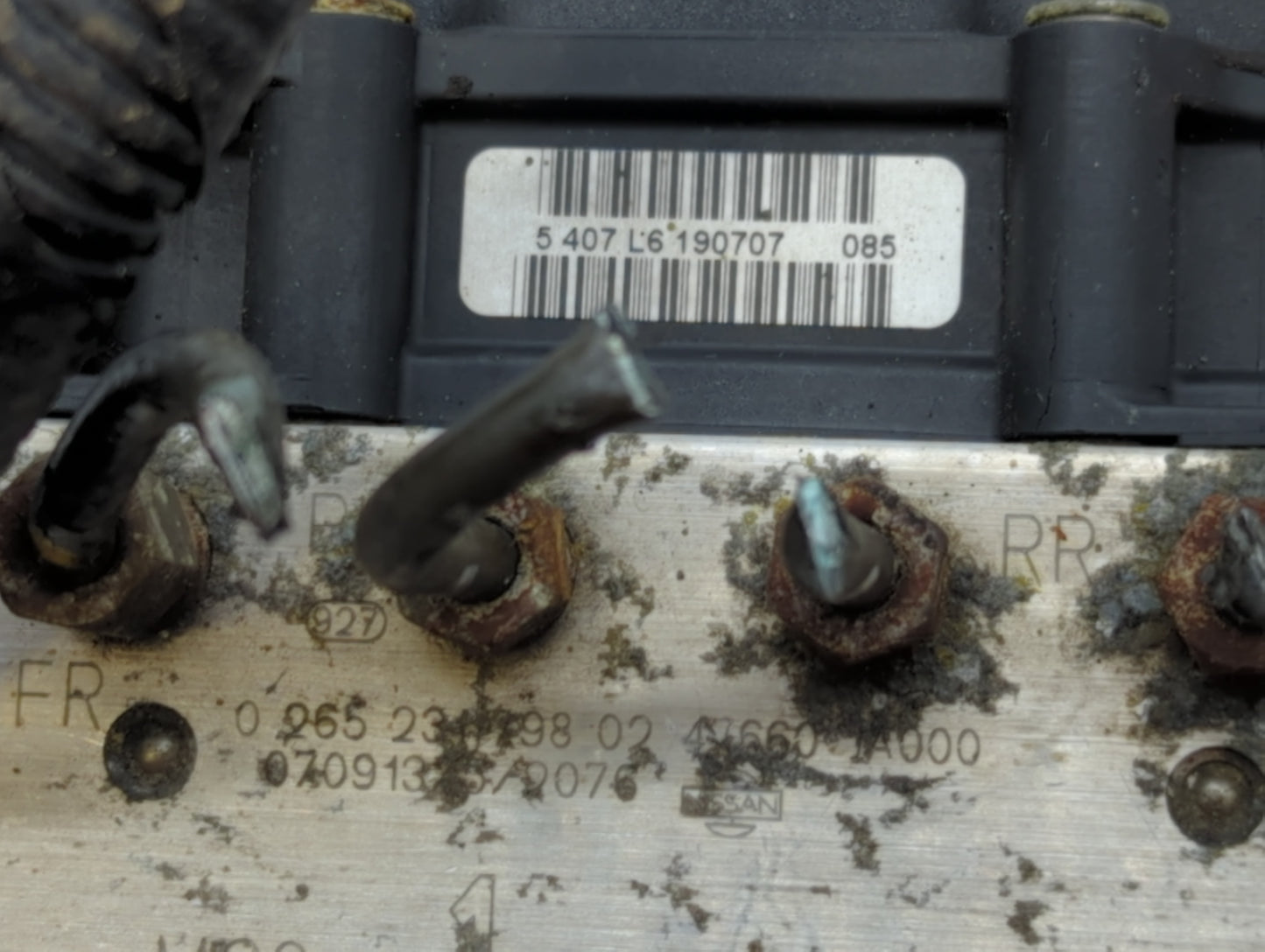 2007-2009 Nissan Altima ABS Pump Control Module Replacement P/N:47660 JA000 Fits Fits 2007 2008 2009 OEM Used Auto Parts - O