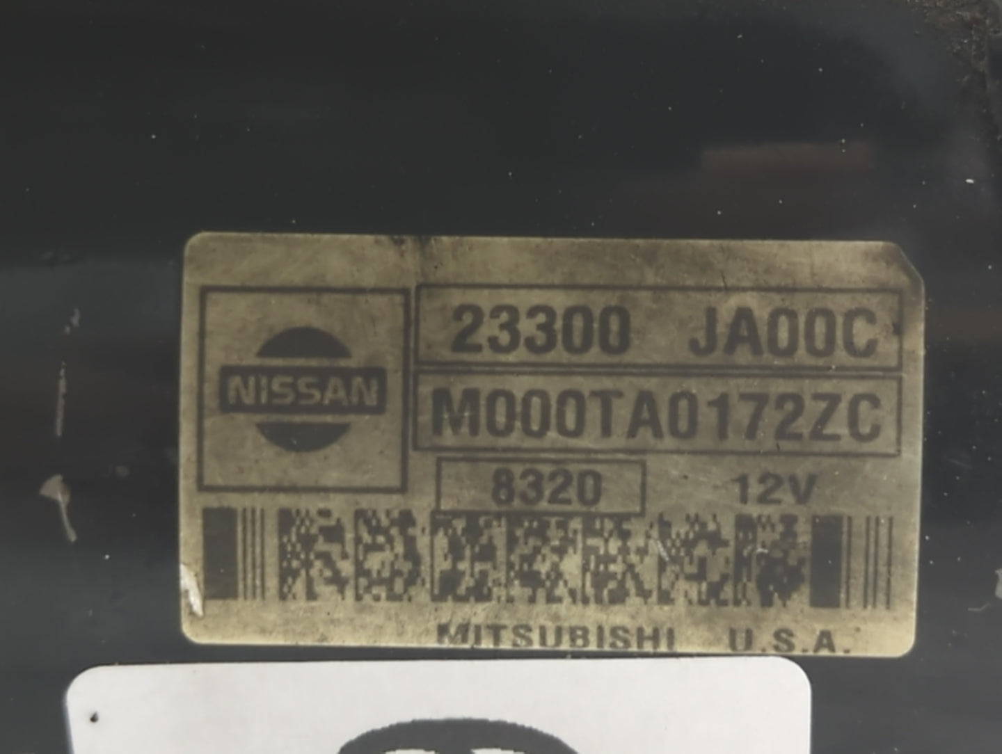 2007-2013 Nissan Altima Car Starter Motor Solenoid OEM P/N:M000TA0172ZC 23300 JA00C Fits Fits 2007 2008 2009 2010 2011 2012 