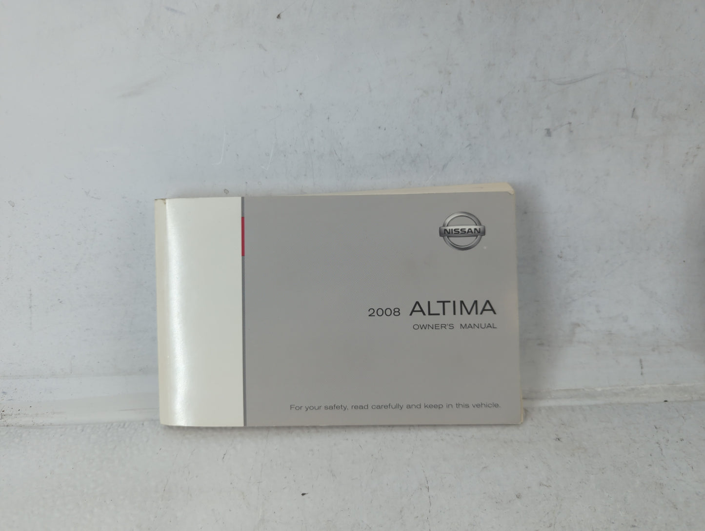 2008 Nissan Altima Owners Manual Book Guide OEM Used Auto Parts - Oemusedautoparts1.com