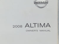 2008 Nissan Altima Owners Manual Book Guide OEM Used Auto Parts - Oemusedautoparts1.com
