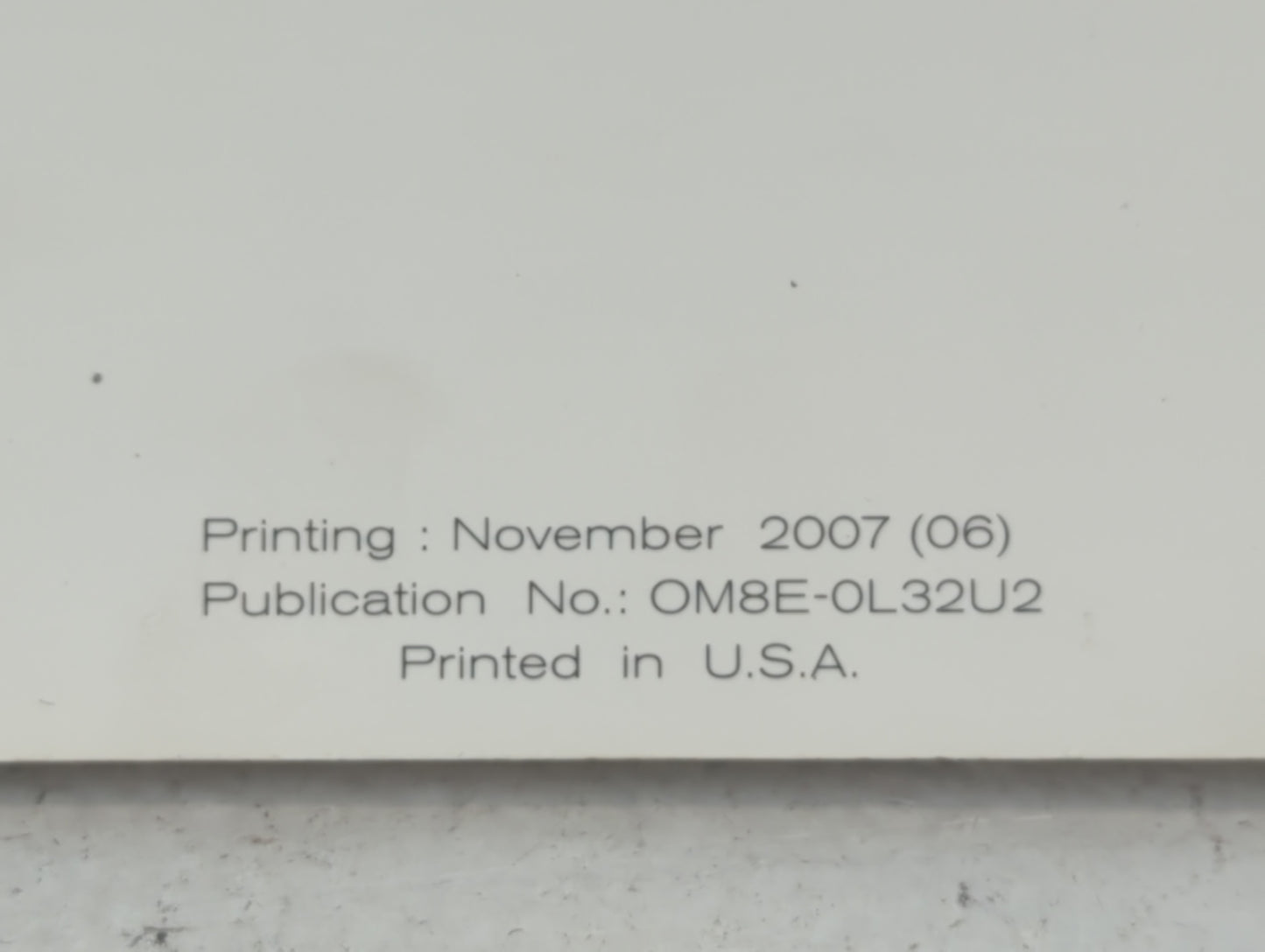 2008 Nissan Altima Owners Manual Book Guide P/N:OM8E-OL32U2 OEM Used Auto Parts - Oemusedautoparts1.com