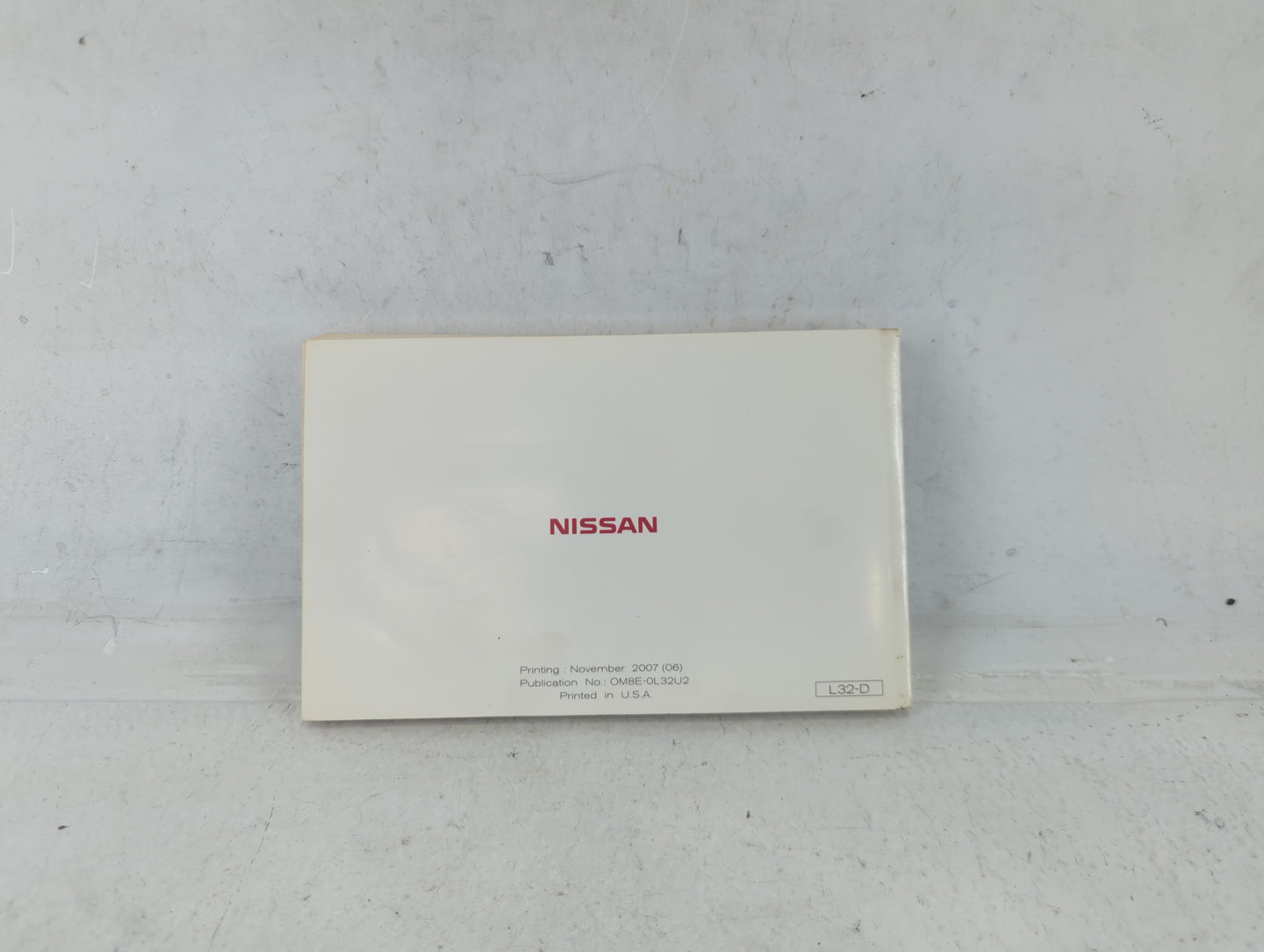 2008 Nissan Altima Owners Manual Book Guide P/N:OM8E-OL32U2 OEM Used Auto Parts - Oemusedautoparts1.com