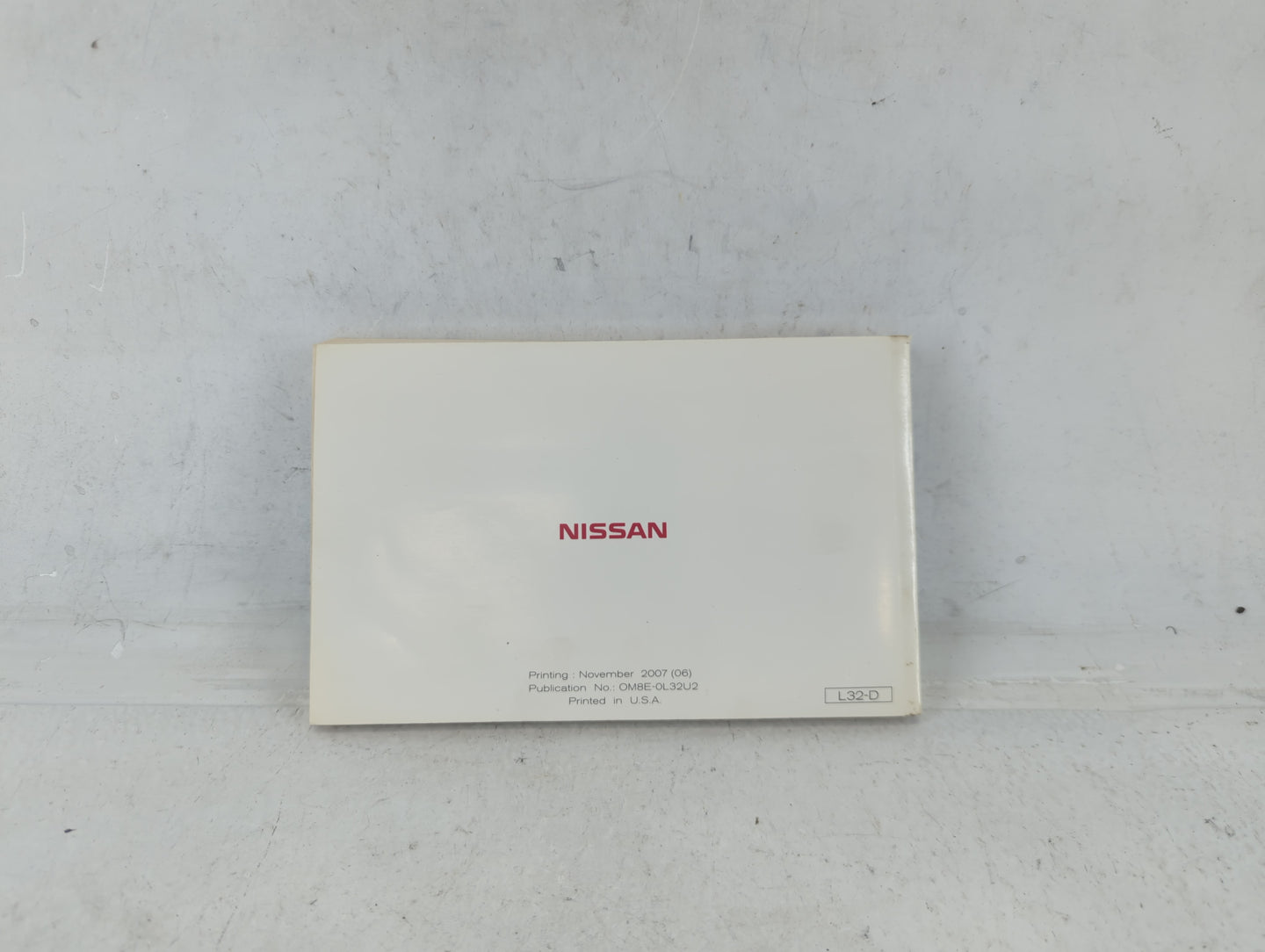 2008 Nissan Altima Owners Manual Book Guide P/N:OM8E-OL32U2 OEM Used Auto Parts - Oemusedautoparts1.com