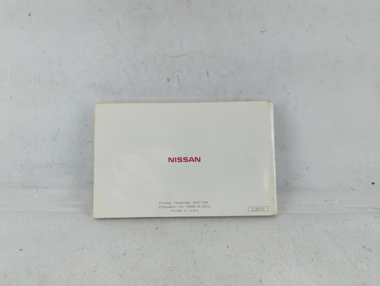 2008 Nissan Altima Owners Manual Book Guide P/N:OM8E-OL32U2 OEM Used Auto Parts - Oemusedautoparts1.com