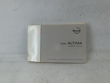 2008 Nissan Altima Owners Manual Book Guide P/N:OM8E-0L32U2 OEM Used Auto Parts