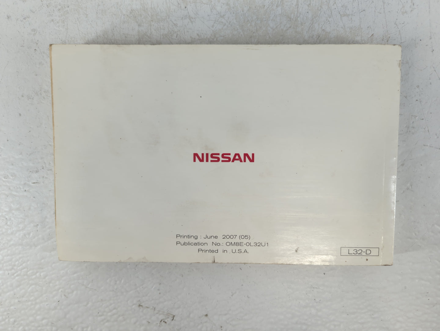 2008 Nissan Altima Owners Manual Book Guide OEM Used Auto Parts - Oemusedautoparts1.com