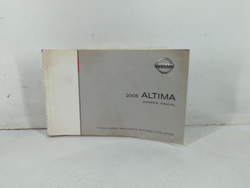 2008 Nissan Altima Owners Manual Book Guide P/N:OM8E-0L32U3 OEM Used Auto Parts - Oemusedautoparts1.com