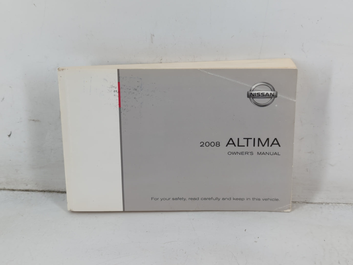 2008 Nissan Altima Owners Manual Book Guide P/N:OM8E-0L32U1 OEM Used Auto Parts - Oemusedautoparts1.com