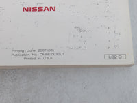 2008 Nissan Altima Owners Manual Book Guide P/N:OM8E-0L32U1 OEM Used Auto Parts - Oemusedautoparts1.com