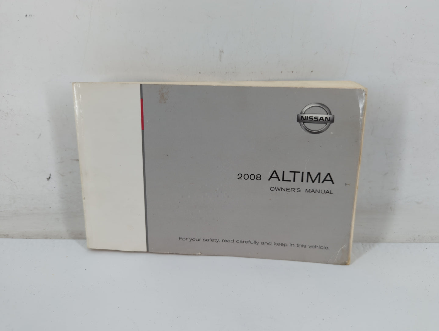 2008 Nissan Altima Owners Manual Book Guide P/N:OM8E-0L32U3 OEM Used Auto Parts - Oemusedautoparts1.com