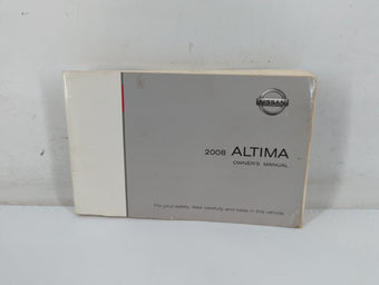 compare product 2008 Nissan Altima Owners Manual Book Guide P/N:OM8E-0L32U3 OEM Used Auto Parts
