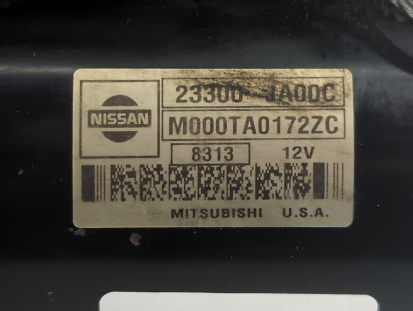 2007-2013 Nissan Altima Car Starter Motor Solenoid OEM P/N:23300-JA00C Fits Fits 2007 2008 2009 2010 2011 2012 2013 OEM Used
