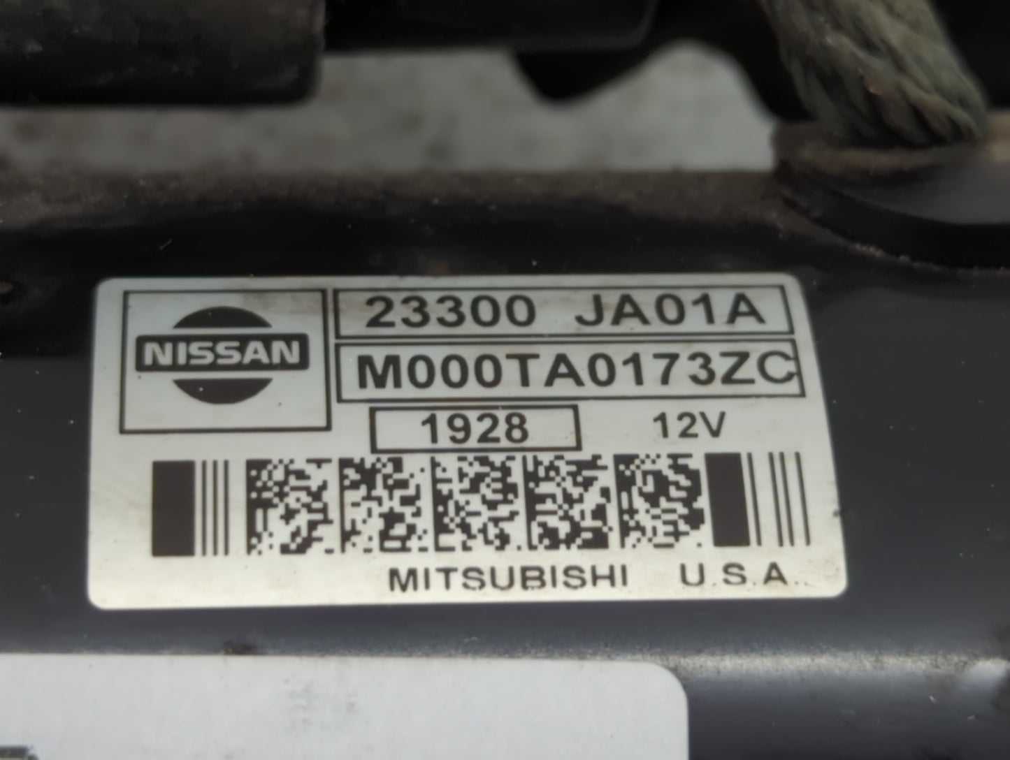 2007-2008 Nissan Altima Car Starter Motor Solenoid OEM P/N:23300 JA01A Fits Fits 2007 2008 OEM Used Auto Parts - Oemusedauto