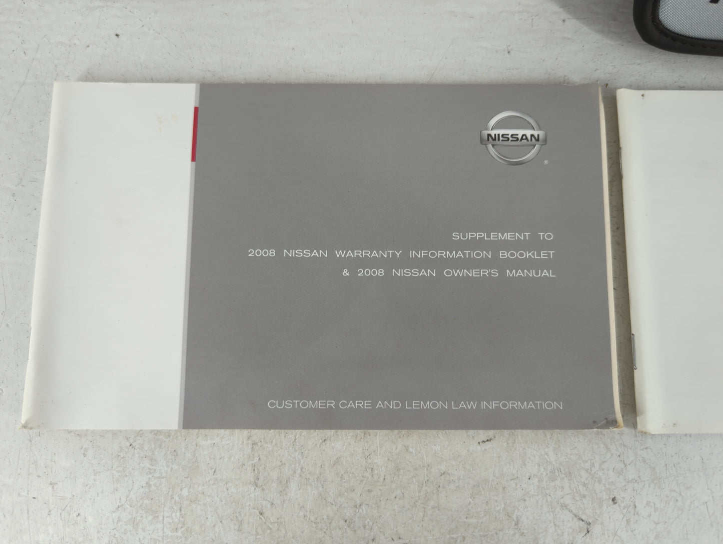 2008 Nissan Altima Owners Manual Book Guide OEM Used Auto Parts - Oemusedautoparts1.com