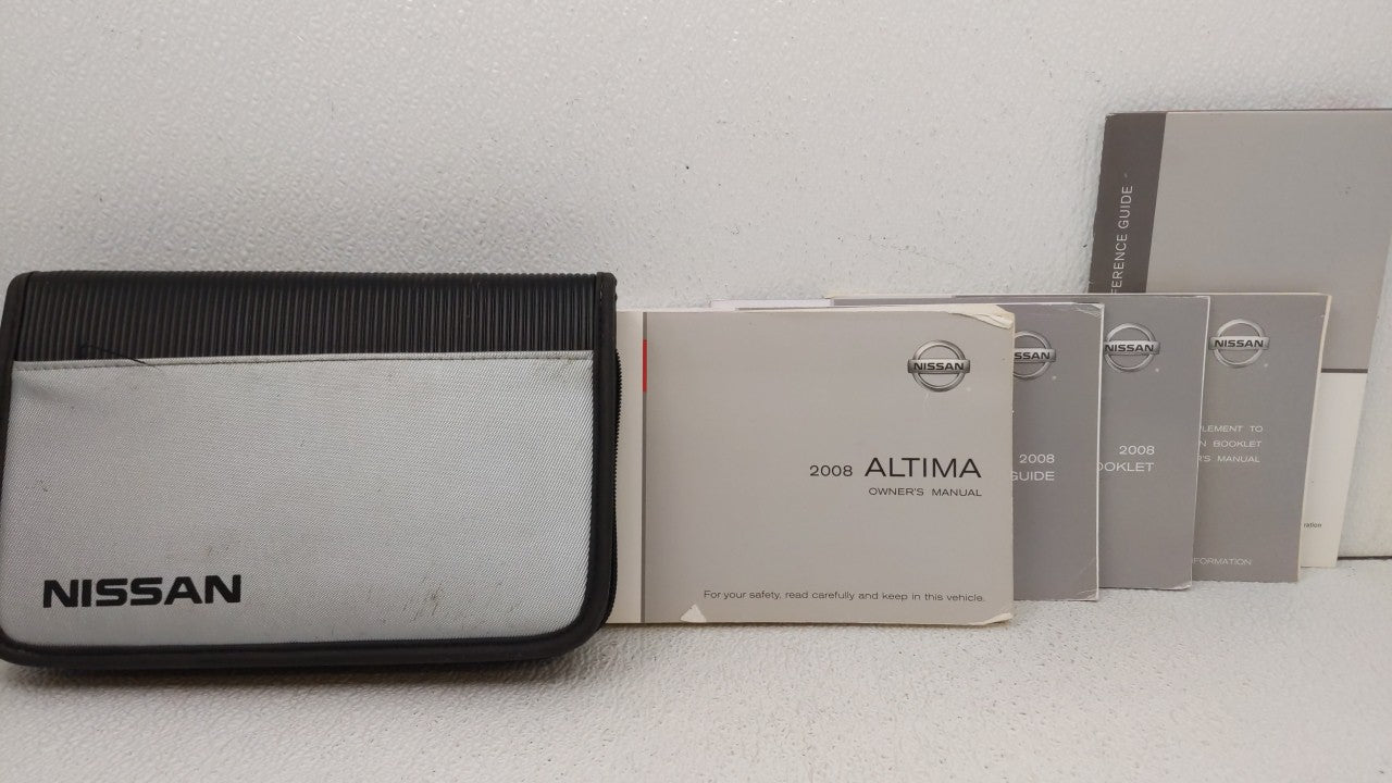 2008 Nissan Altima Owners Manual Book Guide OEM Used Auto Parts - Oemusedautoparts1.com