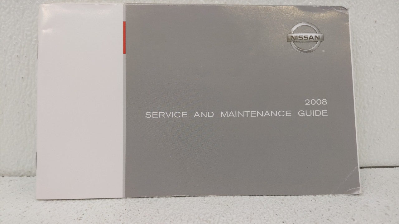 2008 Nissan Altima Owners Manual Book Guide OEM Used Auto Parts - Oemusedautoparts1.com