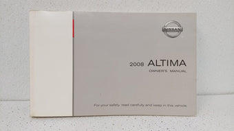 compare product 2008 Nissan Altima Owners Manual Book Guide OEM Used Auto Parts
