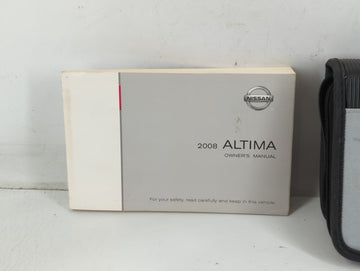 2008 Nissan Altima Owners Manual Book Guide P/N:OM8E-0L32U2 OEM Used Auto Parts