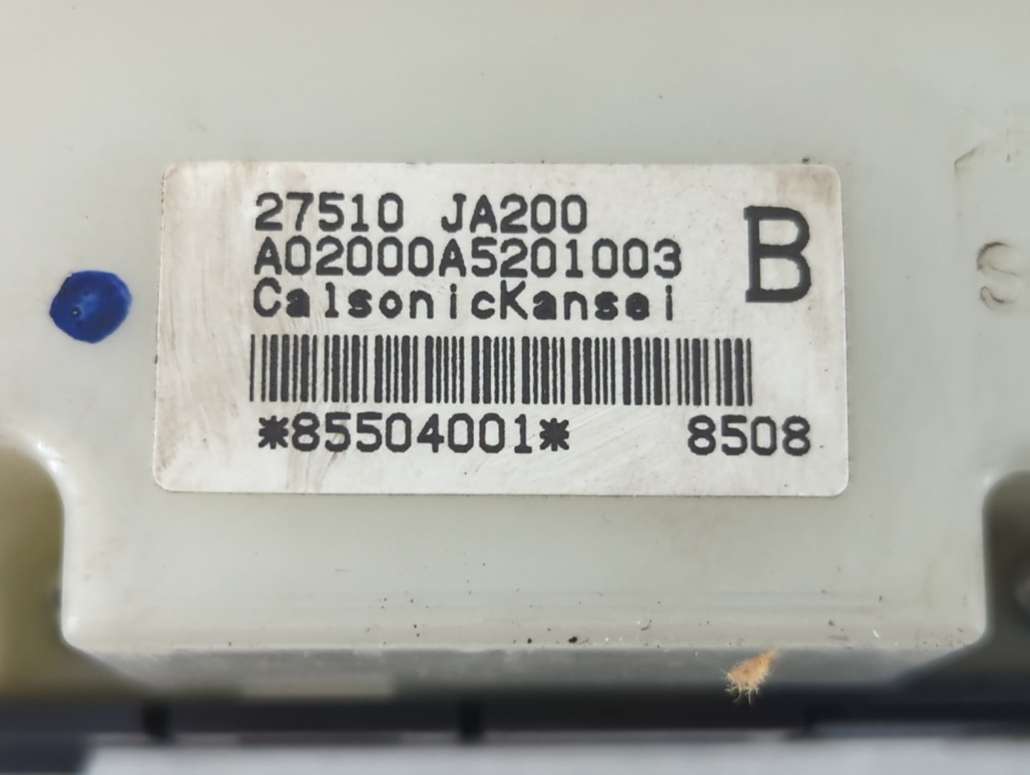 2007-2008 Nissan Altima Climate Control Module Temperature AC/Heater Replacement P/N:27510 JA200 A02000A5201003 Fits OEM Use