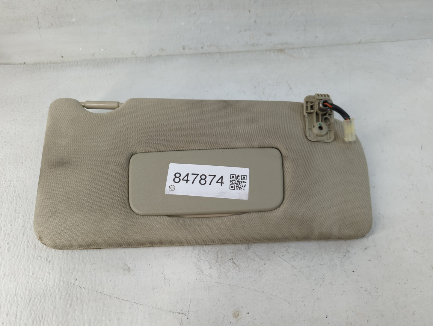 2007-2008 Nissan Altima Sun Visor Shade Replacement Passenger Right Mirror Fits Fits 2007 2008 OEM Used Auto Parts - Oemused