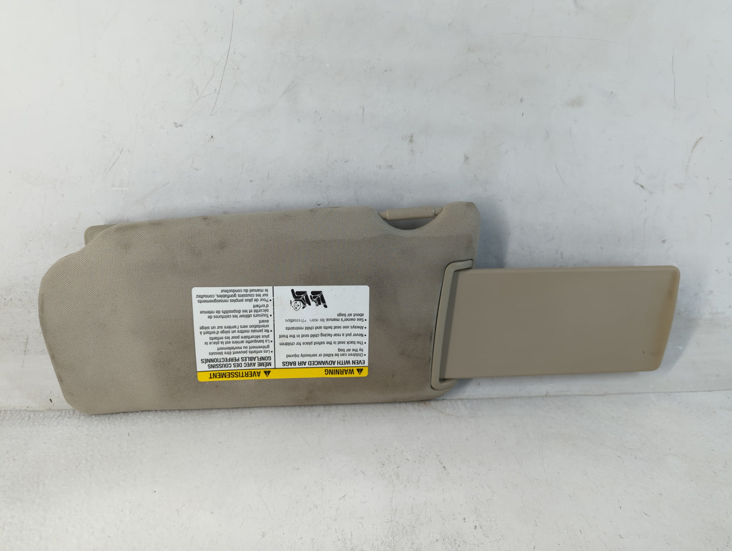 2007-2008 Nissan Altima Sun Visor Shade Replacement Passenger Right Mirror Fits Fits 2007 2008 OEM Used Auto Parts - Oemused