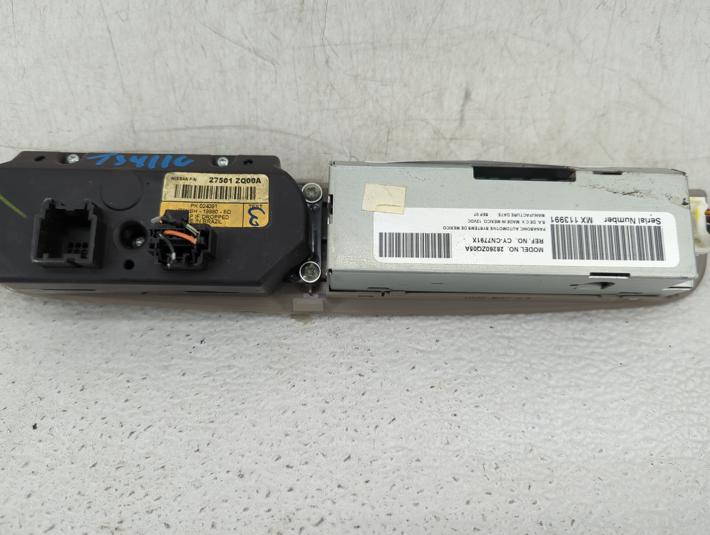 2008-2011 Nissan Armada Climate Control Module Temperature AC/Heater Replacement P/N:27501 ZQ00A Fits Fits 2008 2009 2010 20