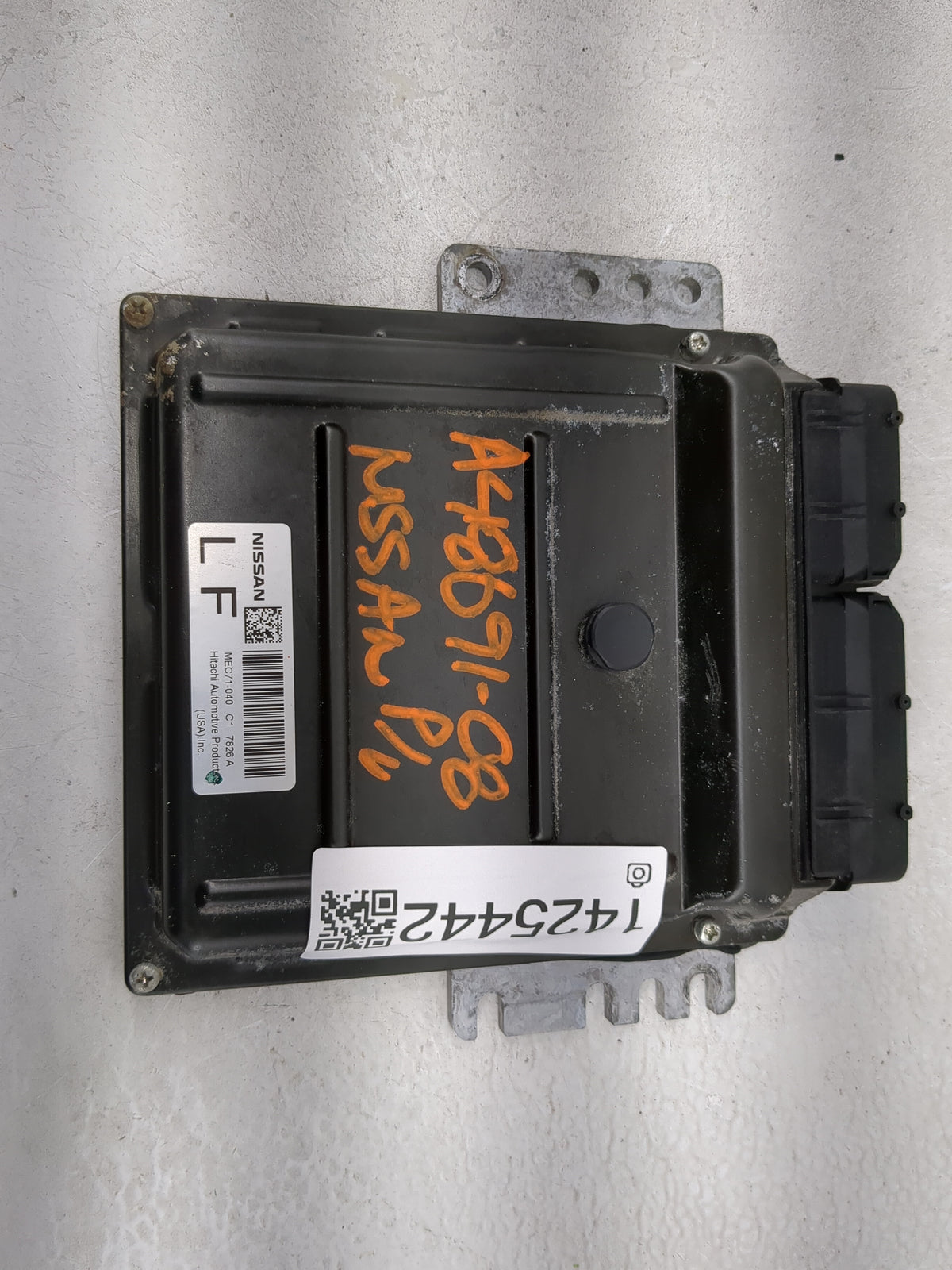 2008 Nissan Frontier PCM Engine Control Computer ECU ECM PCU OEM P/N:MEC71-040 Fits OEM Used Auto Parts - Oemusedautoparts1.