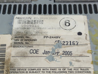 2005-2008 Nissan Frontier Radio AM FM Cd Player Receiver Replacement P/N:28185 EA001 Fits Fits 2005 2006 2007 2008 OEM Used 