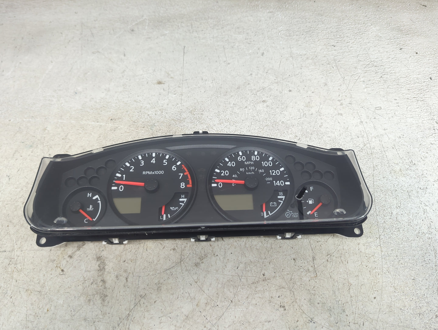 2008-2009 Nissan Frontier Instrument Cluster Speedometer Gauges P/N:24810-ZS41D 1038314 Miles: Fits Fits 2008 2009 OEM Used 