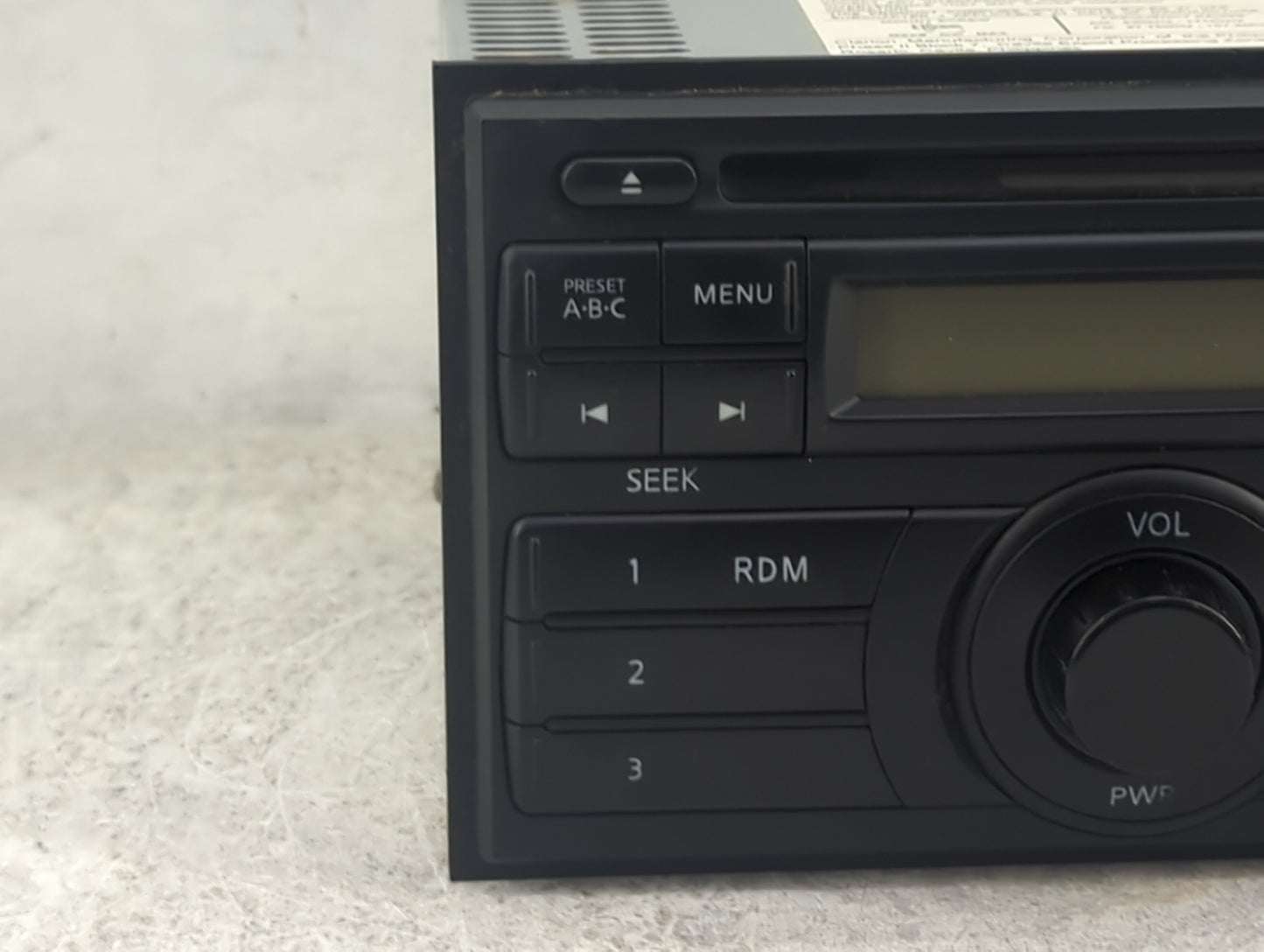 2008-2013 Nissan Frontier Radio AM FM Cd Player Receiver Replacement P/N:28185 ZS00A Z800A28-185R01-AC Fits OEM Used Auto Pa