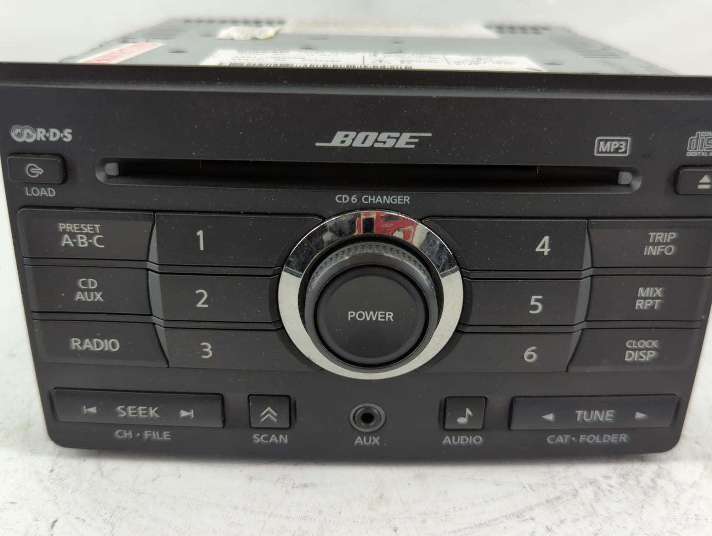 2008 Nissan Maxima Radio AM FM Cd Player Receiver Replacement P/N:28185 ZE50B PN2837DB Fits OEM Used Auto Parts - Oemusedaut