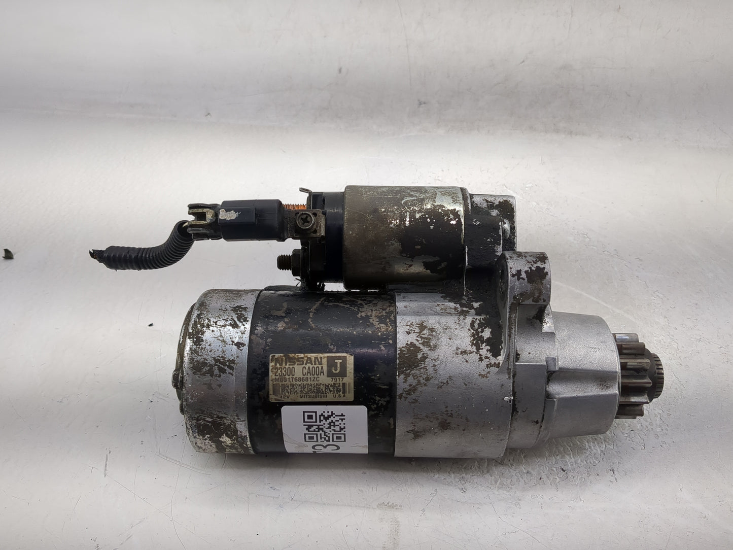 2007-2008 Nissan Maxima Car Starter Motor Solenoid OEM P/N:23300 CA00A Fits Fits 2003 2004 2005 2006 2007 2008 OEM Used Auto