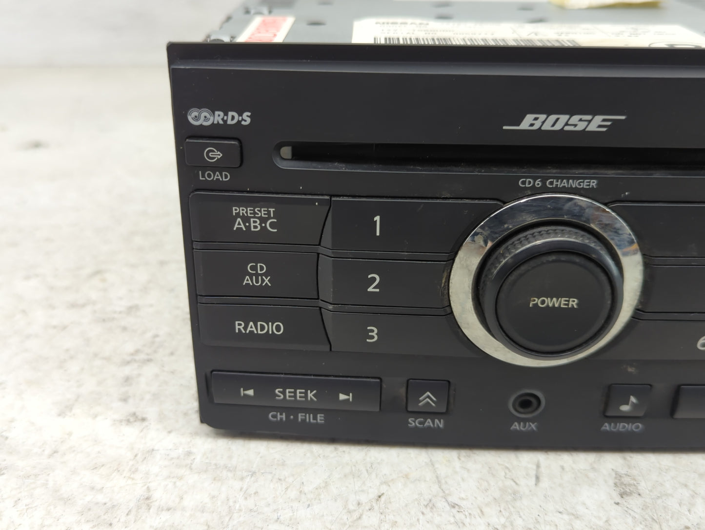2008 Nissan Maxima Radio AM FM Cd Player Receiver Replacement P/N:28185 ZE50B Fits OEM Used Auto Parts - Oemusedautoparts1.c