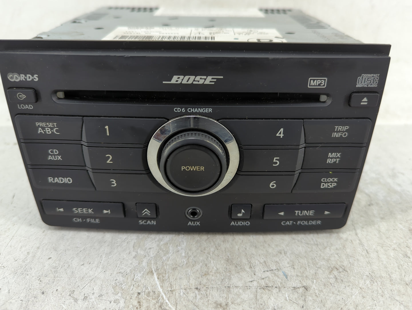 2008 Nissan Maxima Radio AM FM Cd Player Receiver Replacement P/N:28185 ZE50B Fits OEM Used Auto Parts - Oemusedautoparts1.c
