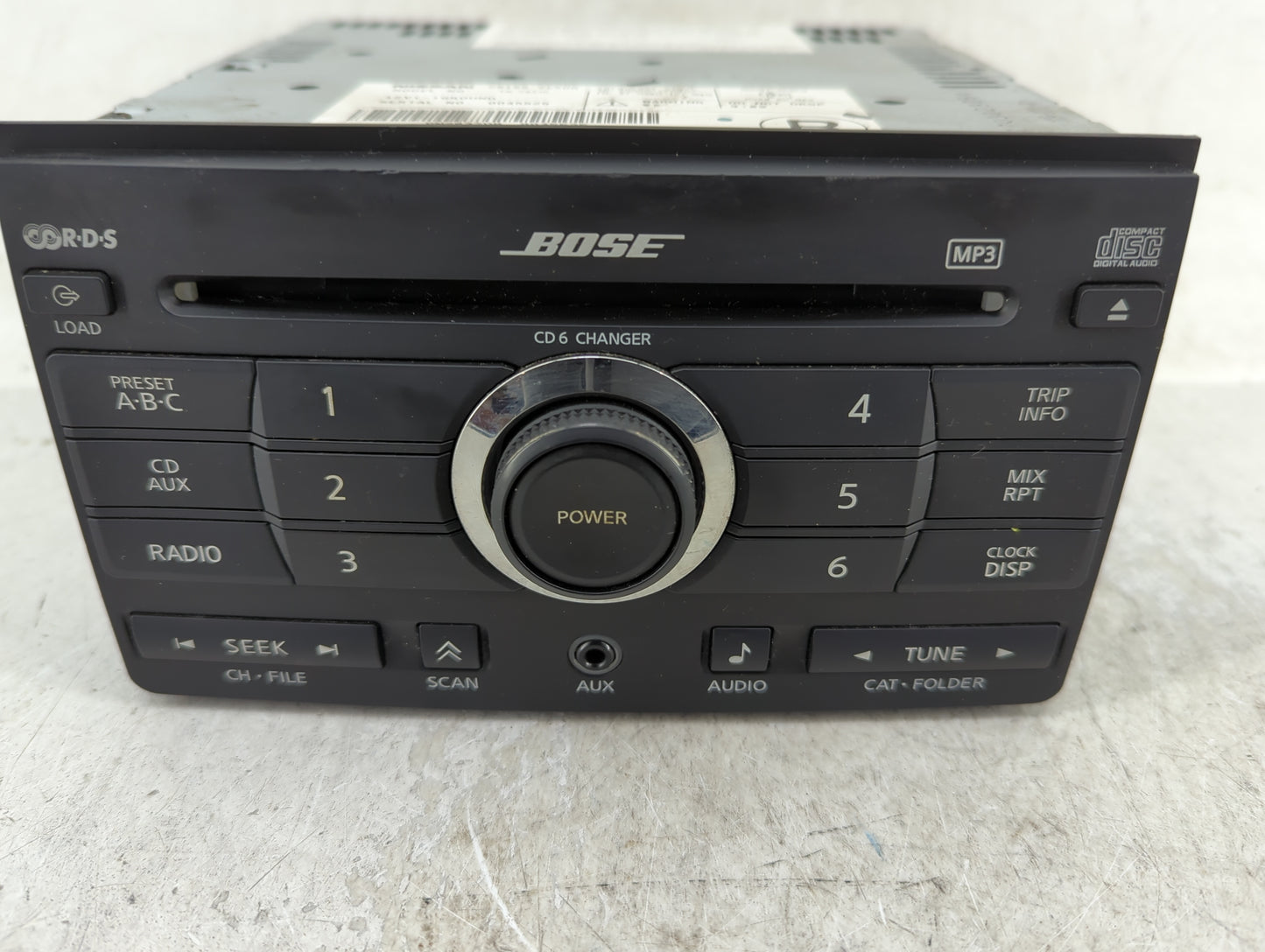 2008 Nissan Maxima Radio AM FM Cd Player Receiver Replacement P/N:28185 ZE50B Fits OEM Used Auto Parts - Oemusedautoparts1.c