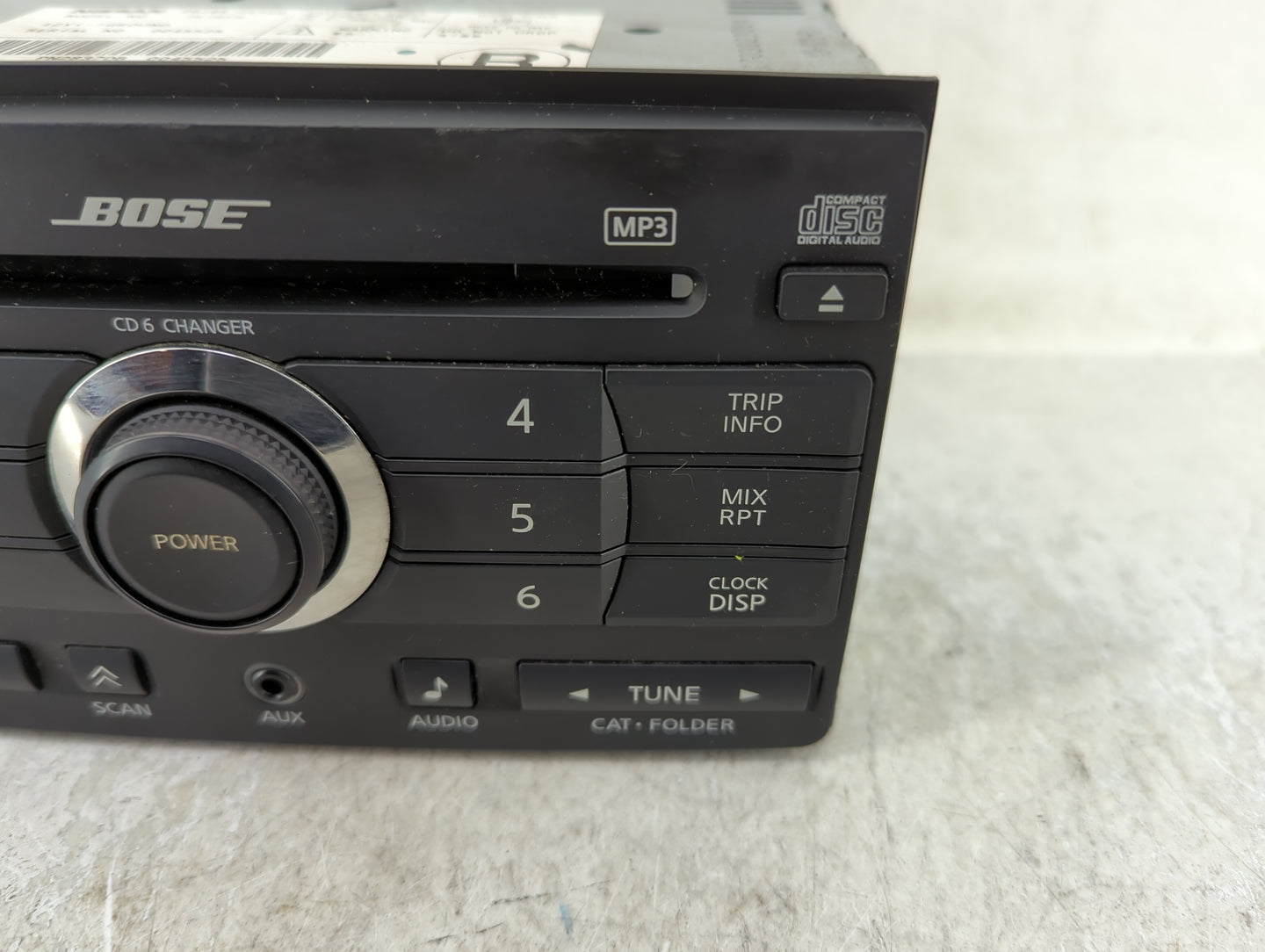 2008 Nissan Maxima Radio AM FM Cd Player Receiver Replacement P/N:28185 ZE50B Fits OEM Used Auto Parts - Oemusedautoparts1.c