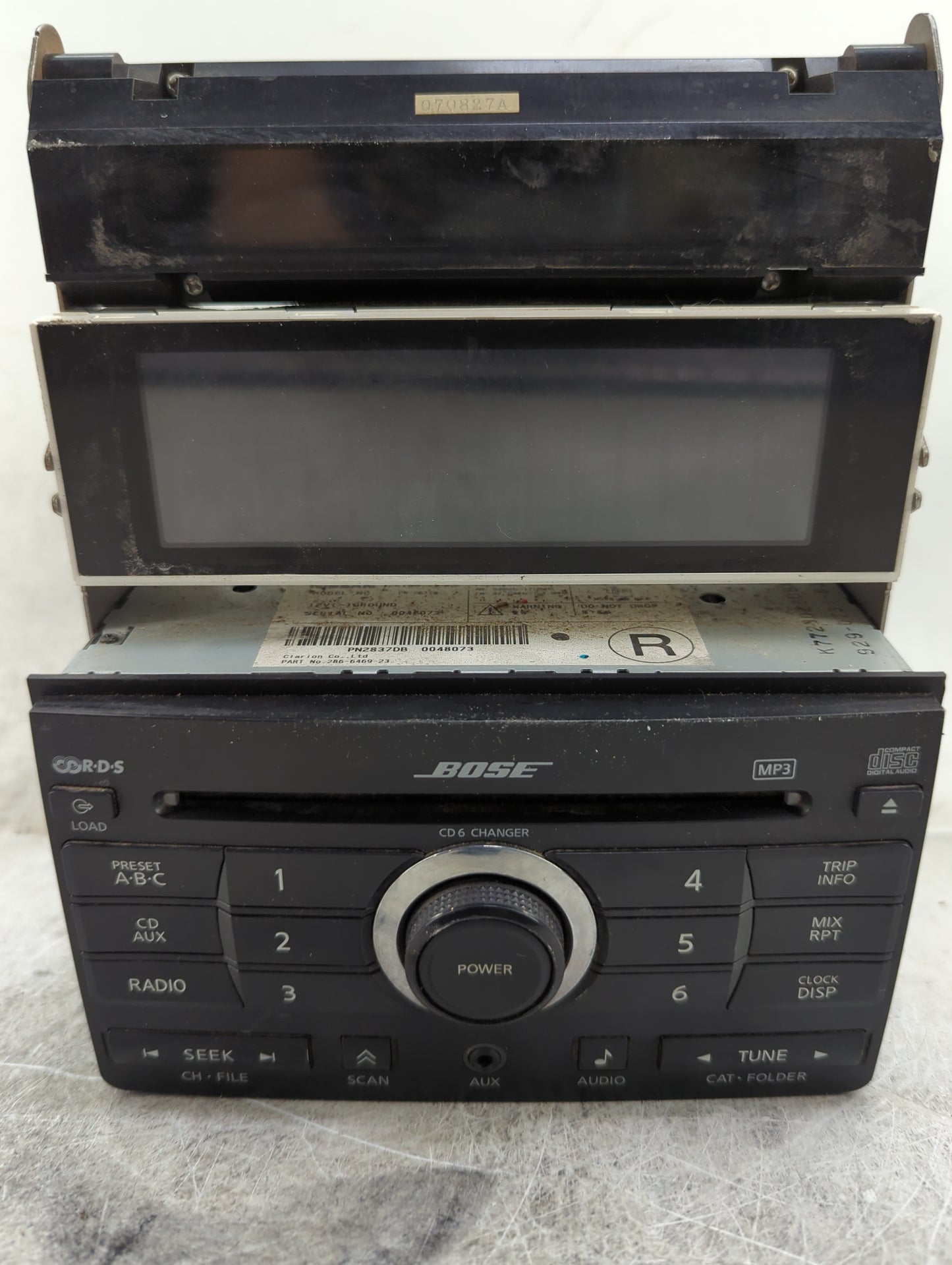 2008 Nissan Maxima Radio AM FM Cd Player Receiver Replacement Fits OEM Used Auto Parts - Oemusedautoparts1.com