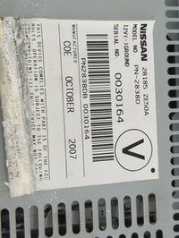 2008 Nissan Maxima Radio AM FM Cd Player Receiver Replacement P/N:28185 ZE50A PN-2838D, PN2838DB Fits OEM Used Auto Parts - 