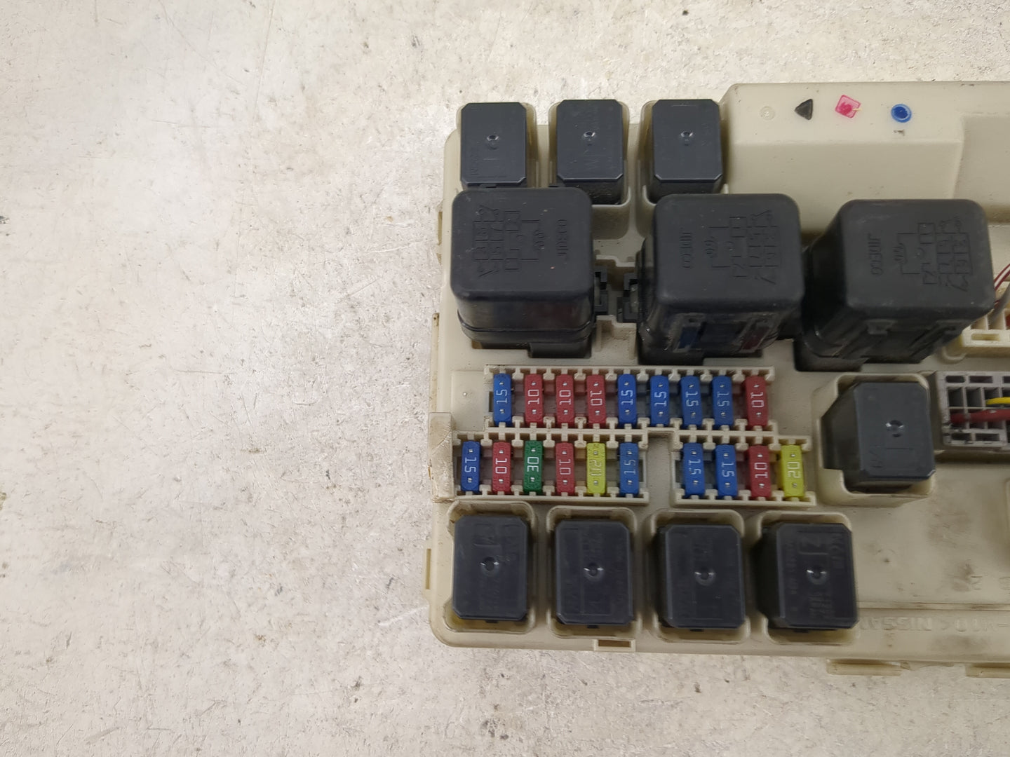 2007-2008 Nissan Maxima Fusebox Fuse Box Panel Relay Module Fits Fits 2007 2008 OEM Used Auto Parts - Oemusedautoparts1.com
